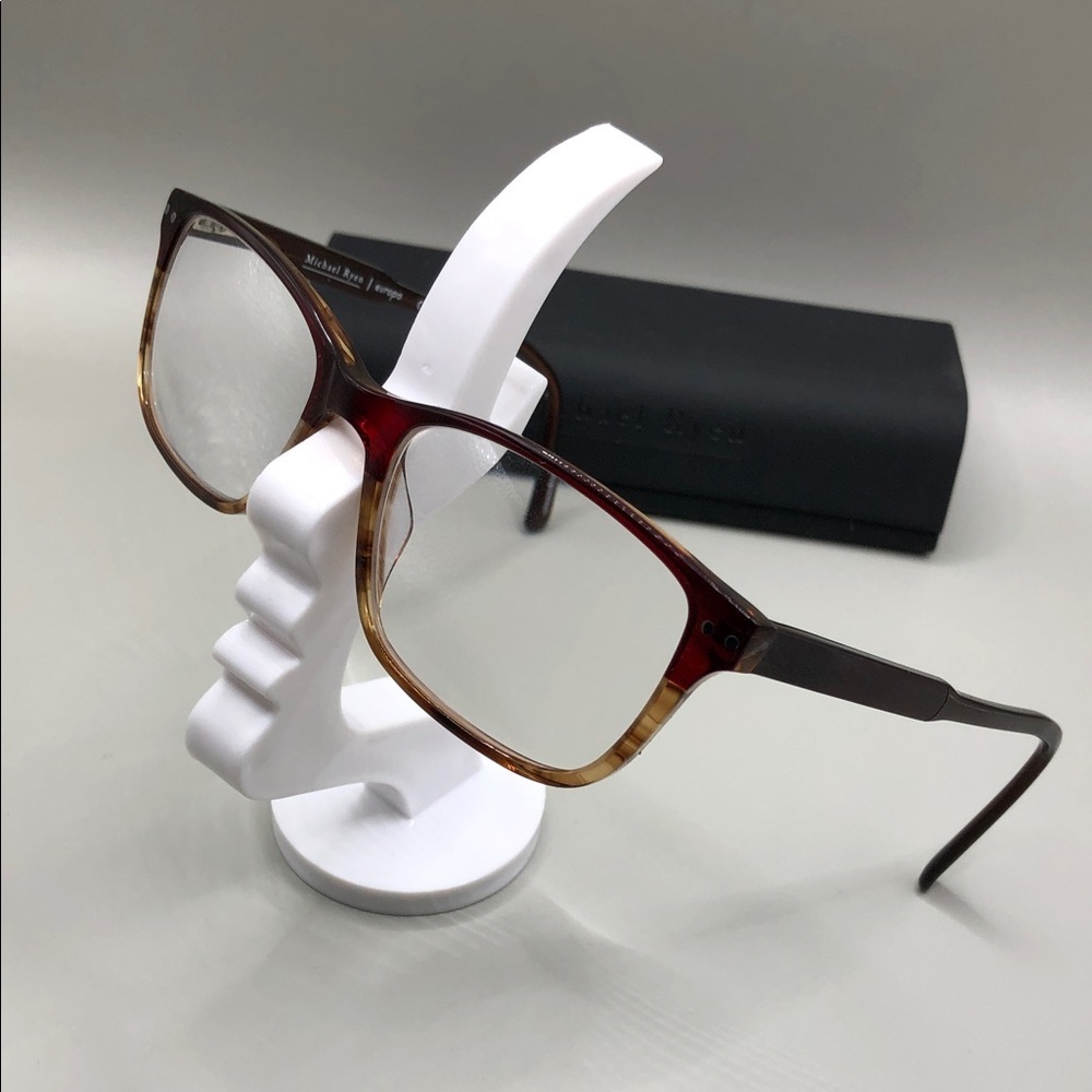 Michael Ryen MR 215 C2 Eyeglasses Port Whiskey Rectangular